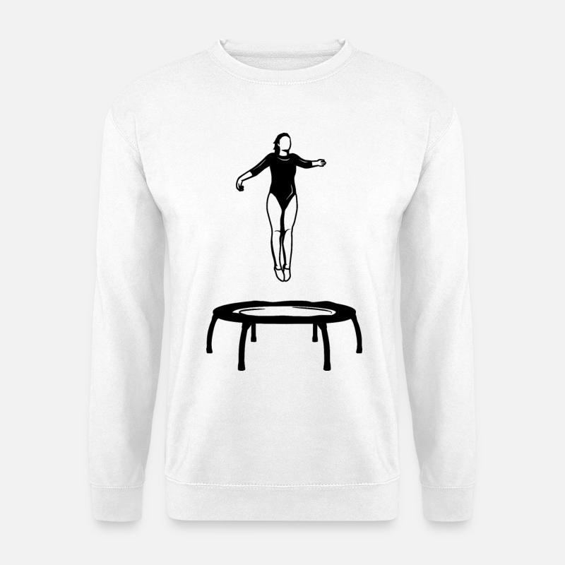 Trampolin Mädchen - Unisex Pullover - Weiß