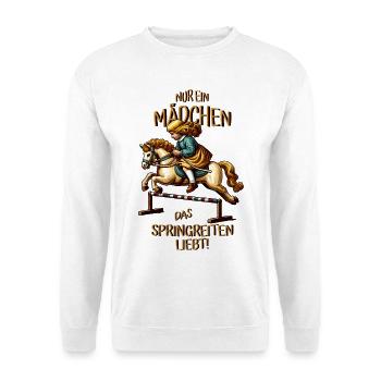 Children's Show Jumping - Unisex Sweatshirt - white - Front