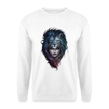 Lionheart and feminine strength - Unisex Sweatshirt - white - Front
