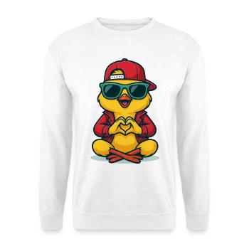 Chill Heart Chick - Unisex Sweatshirt - white - Front