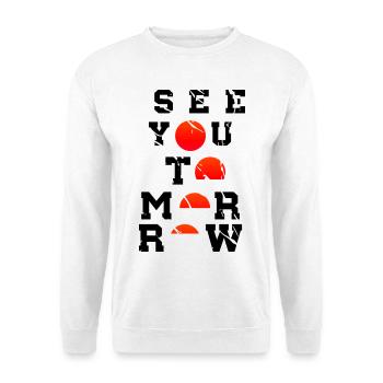 See You Tomorrow Inspiration Art Japon - Sweat-shirt Unisexe - blanc - Devant