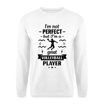 Super Volleyball Player Sport - Unisex Sweatshirt - white - Front
