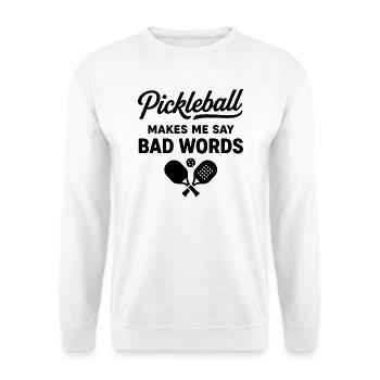 Pickleball Passion | Player and Sports Humor - Unisex Sweatshirt - white - Front