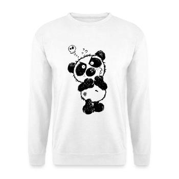 Mad Panda - Sweat-shirt Unisexe - blanc - Devant