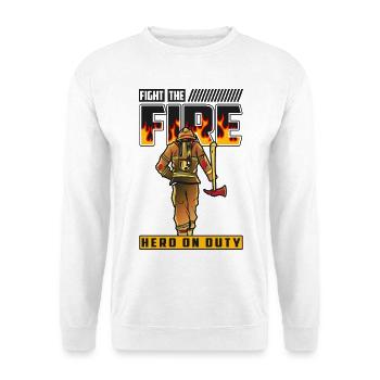 Fireman - Unisex Sweatshirt - white - Front