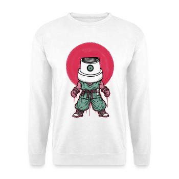 Goku Graffiti - Sweat-shirt Unisexe - blanc - Devant