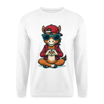 Love Colt Vibes - Unisex Sweatshirt - white - Front