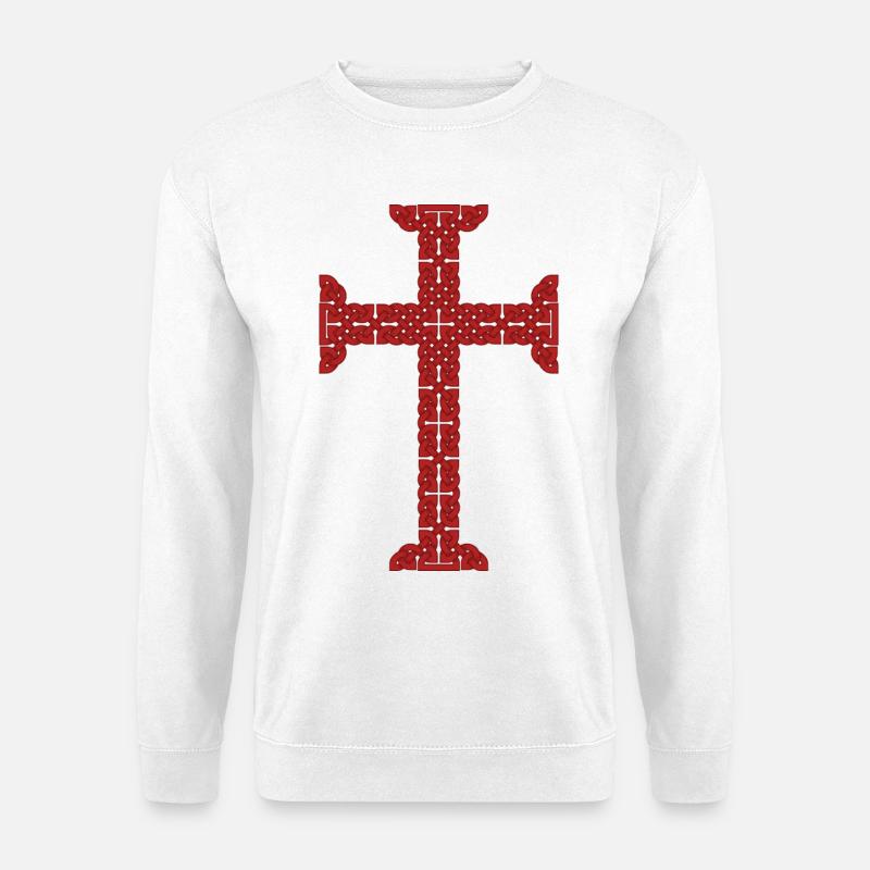 Tempelriddarkorset - Unisextröja - vit