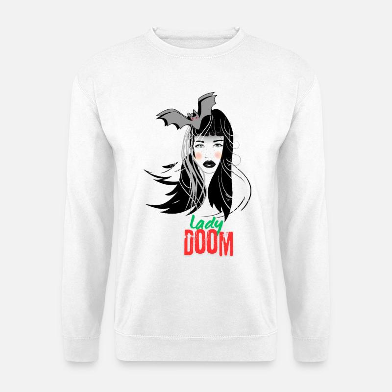 Lady Verdammnis - Unisex Pullover - Weiß