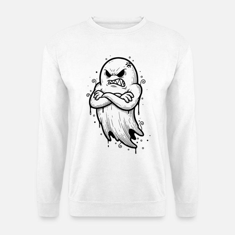 Halloween Geist - Unisex Pullover - Weiß
