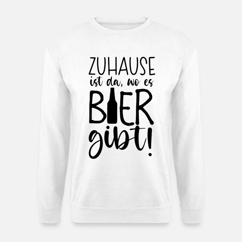 Zuhause ist - Unisex Pullover - Weiß