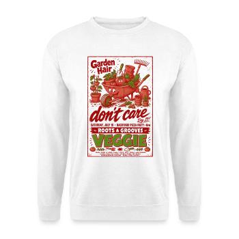 Organic Gardening Garden Hair Veggie Roots - Unisex Sweatshirt - white - Front
