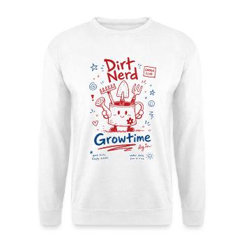 Urban Gardening Dirt Nerd Growtime - Unisex Sweatshirt - white - Front