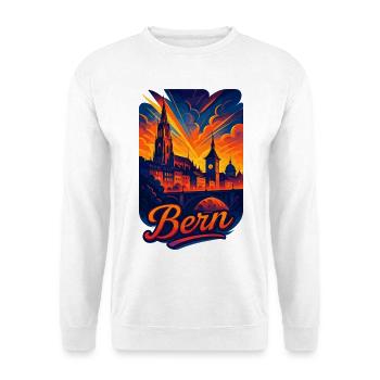 Ville de Berne Suisse Silhouette Cadeaux Artistiques - Sweat-shirt Unisexe - blanc - Devant