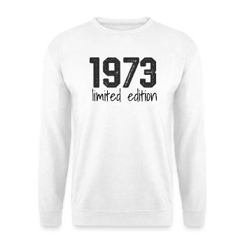 1973 Limited Edition Retro Geburtstag Jahrgang Des - Unisex Pullover - Weiß - Vorne