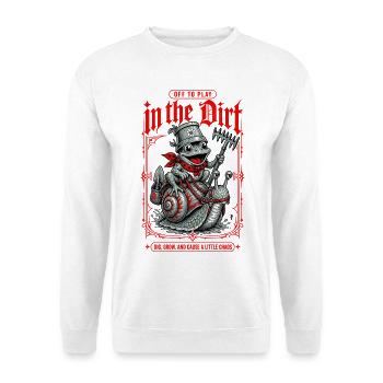 Le jardinage urbain dans la terre Cultivez votre propre vie - Sweat-shirt Unisexe - blanc - Devant