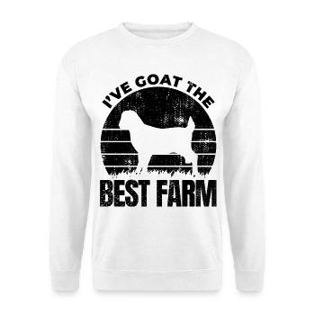 Farmer Quote - Unisex Sweatshirt - white - Front