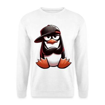 pigouin hiphop - Sweat-shirt Unisexe - blanc - Devant