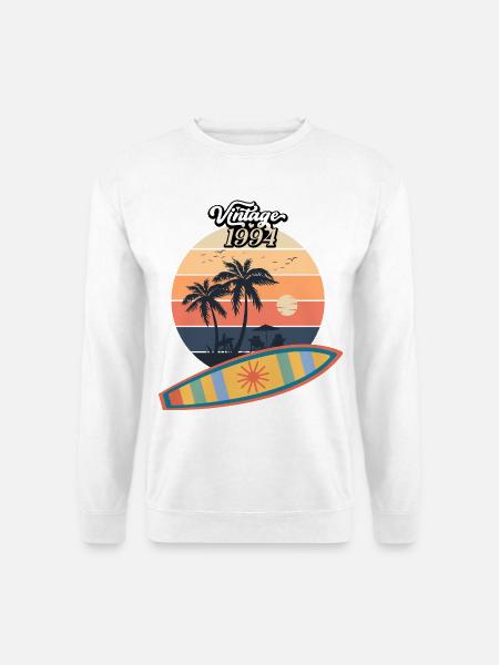 Vintage Retro Shirt-Jahrgang 1994 - Unisex Pullover - Weiß