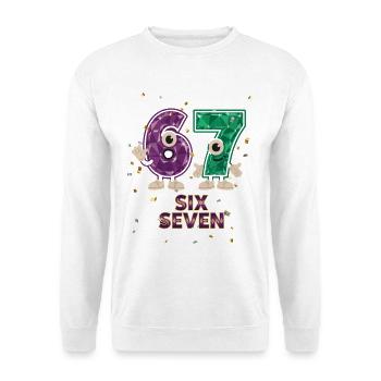 6 7 Confetti Carnival Carnival Costume Replacement - Unisex Sweatshirt - white - Front