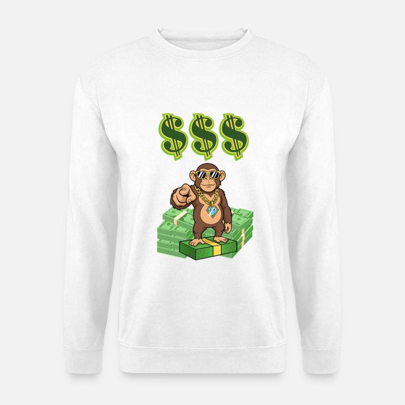 Rich Monkey - Unisex Sweatshirt - white