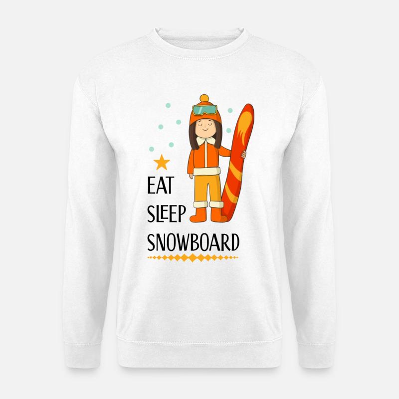 snowboard - Unisex Sweatshirt - white