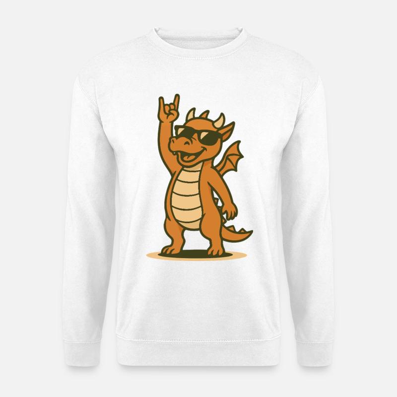 Drachenrocker Baby - Unisex Pullover - Weiß