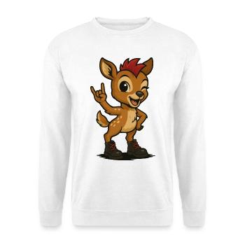 Punk Rock Fauve - Sweat-shirt Unisexe - blanc - Devant
