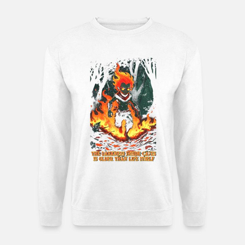 Curupira Creature Mythological Creatures - Unisex Sweatshirt - white