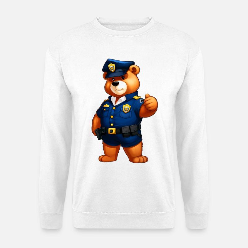 Polizei Bären - Unisex Pullover - Weiß