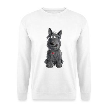 Sweet Scottish Terrier I Scottie chiens cadeau - Sweat-shirt Unisexe - blanc - Devant