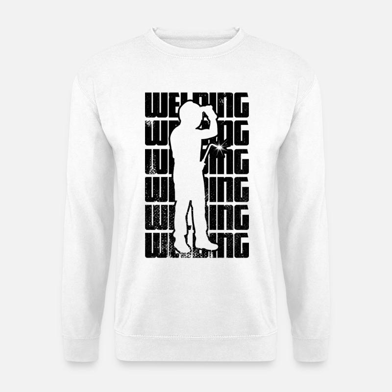 Schweißen - Unisex Pullover - Weiß