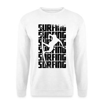 Surfing - Unisex Sweatshirt - white - Front