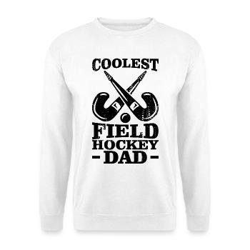 Feldhockey Papa - Unisex Pullover - Weiß - Vorne