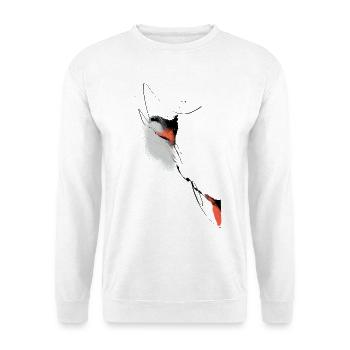 Tanz der Linien - Unisex Pullover - Weiß - Vorne