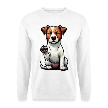Jack Russel terrier Jack russel liebhaber Jackie - Unisex Pullover - Weiß - Vorne