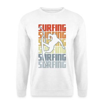Surf coach - Unisex Sweatshirt - white - Front