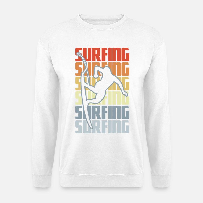 Surftrainer - Unisex Pullover - Weiß