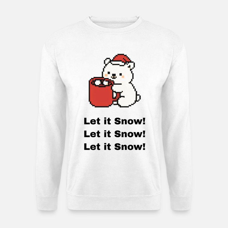 süßer Eisbär - Unisex Pullover - Weiß