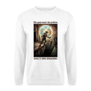 Gamer VR Reality - Unisex Sweatshirt - white - Front