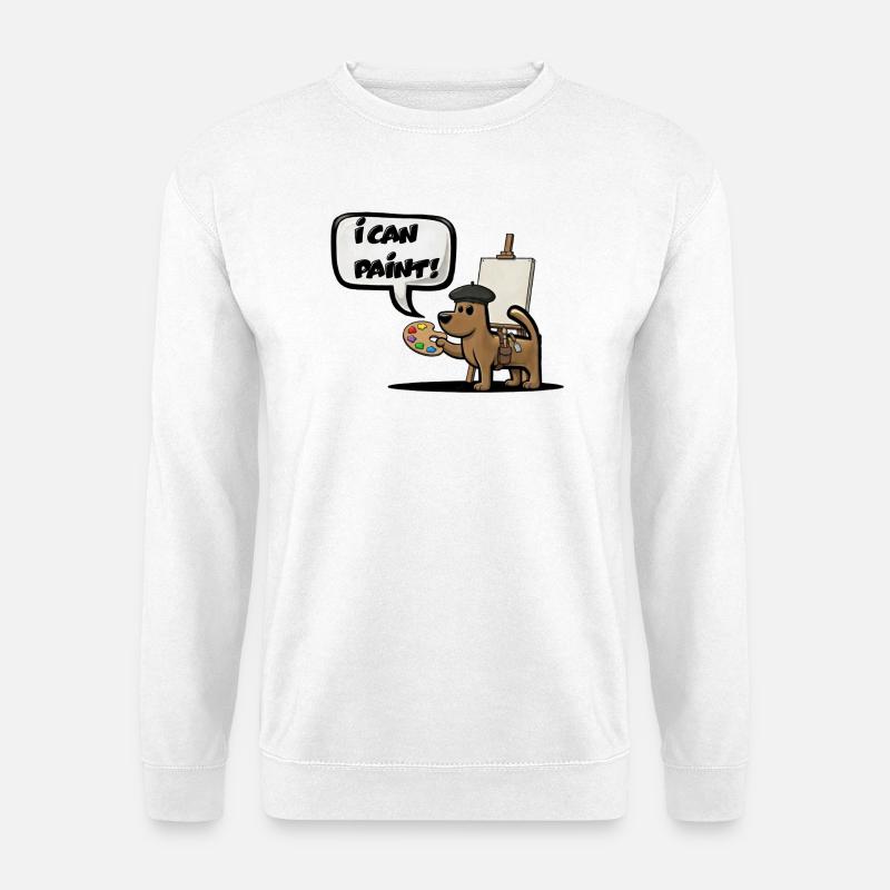 ICH KANN MALEN! - Unisex Pullover - Weiß