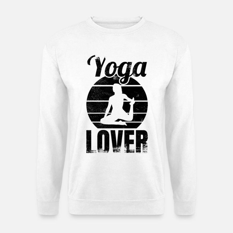 Yoga Lover - Unisex Pullover - Weiß