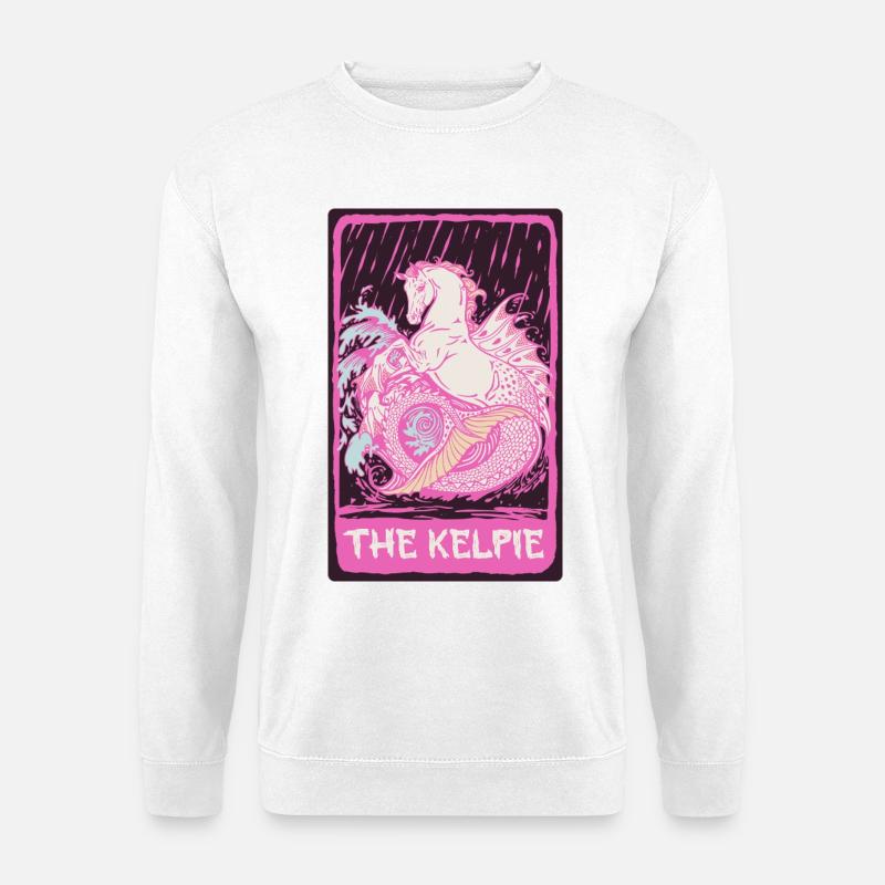 Mythological Creatures The Kelpie - Unisex Sweatshirt - white