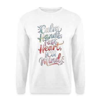ICU Nurse I See You And Your Vitals Acute Care - Unisex Sweatshirt - white - Front
