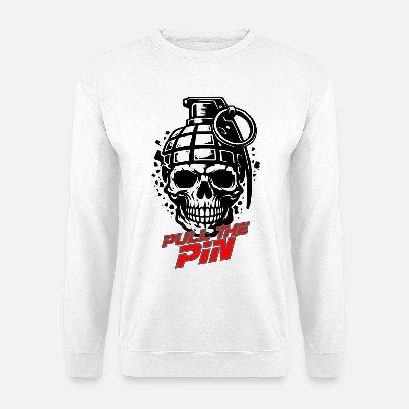 Pull The Pin - Unisex Sweatshirt - white