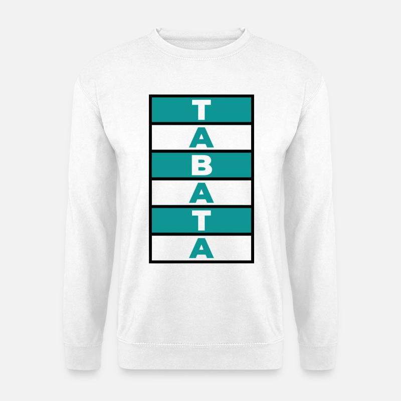 Tabata Training HIIT Fitness - Unisex Pullover - Weiß
