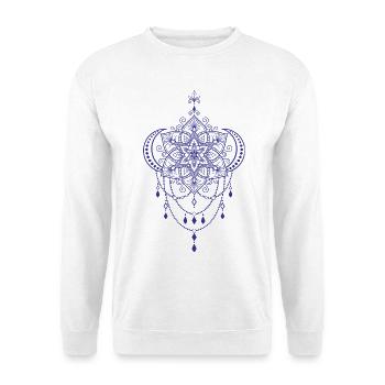 Spirituality Sacred Geometry Lotus Flower Zen - Unisex Sweatshirt - white - Front