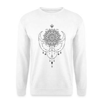 Spirituality Lotus Flower Sacred Geometry Zen - Unisex Sweatshirt - white - Front