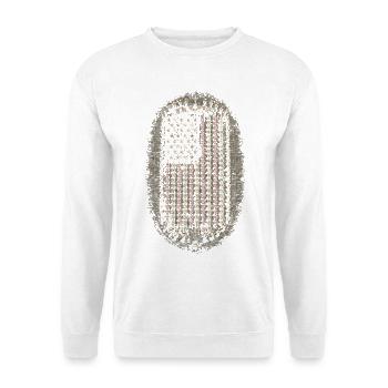 Spielmannszug Blaskapelle - Unisex Pullover - Weiß - Vorne - Alina (178cm) & Michal (187cm)