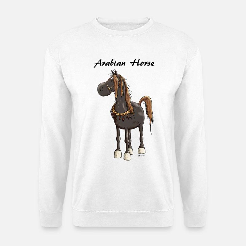 Verträumtes Araber Pferd - Araber - Unisex Pullover - Weiß